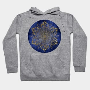 Mandala Deep Blue Hoodie